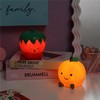 Urban Lifestyle Figural Fruit Squish LED Mood Lamp, 2 Pack