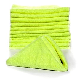 Camco 43572, Microfiber Towel 250 GSM 13.75", Yellow, Set Of 12 DAS
