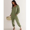 ANRABESS Jumpsuits for Women 2024 Fall Long Sleeve Casual Loose