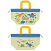 Skater KB7-A Children's Lunch Bag, Drawstring Bag, Dinosaurus, Picture, Made