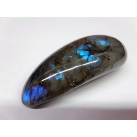 Madagascar Minerals Round Labradorite Stone Massage Tool