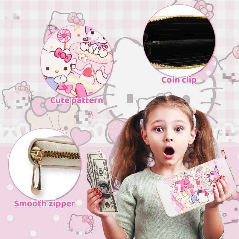 Ainvliya Children's wallet for girls, a