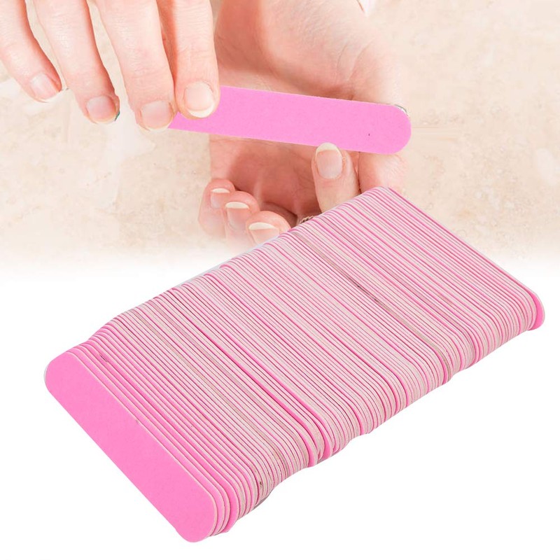 Lima de uñas, 100 piezas de limas de uñas de