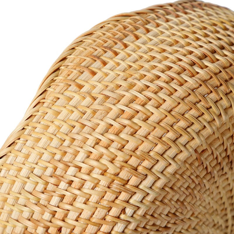 YANGQIHOME Rattan Bread Basket, Round Fruit Baskets, Scalloped Wicker Storage