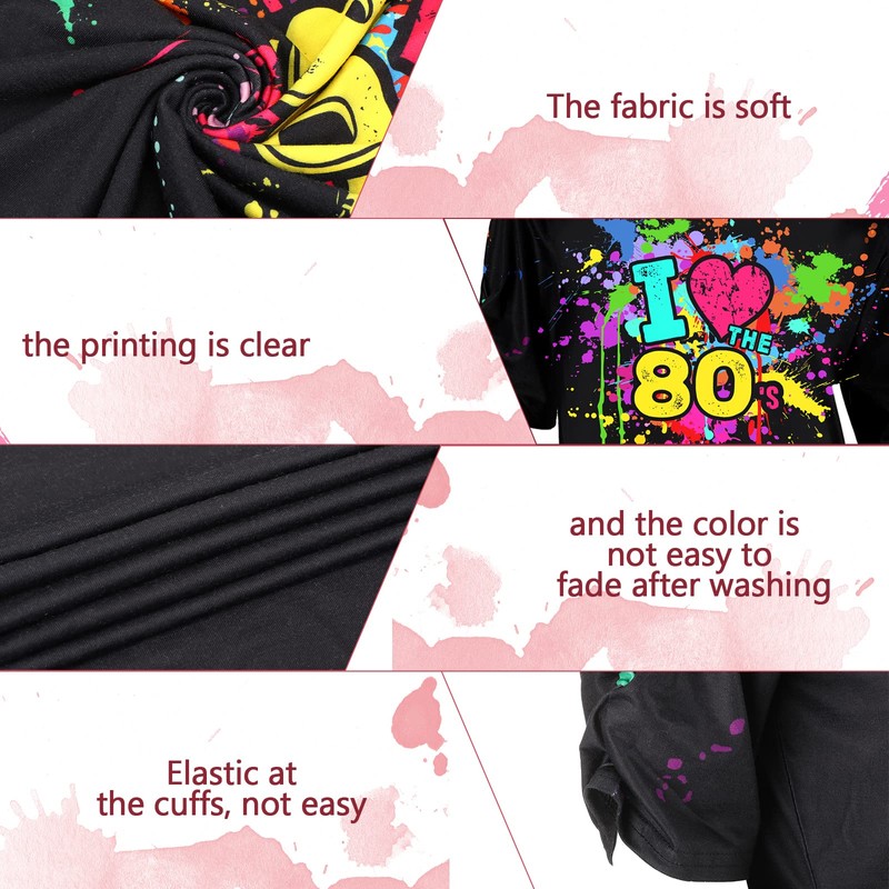 Coume 80s Costume Outfit for Woman Love Off The Shoulder