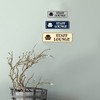 Standard Staff Lounge Sign (Brushed Silver) - Large