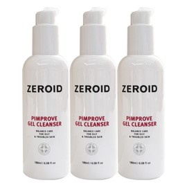 Zeroid Pimple Probe Gel Cleanser 180ml 3 Pieces / Circle / 제로이드 핌프로브 젤 클렌저 180ml 3개  써클