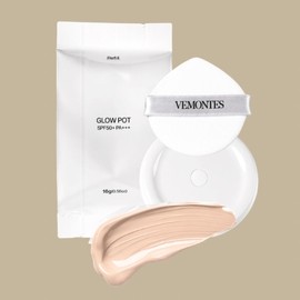 Bemontes Glow Pot Cushion Refill 16g No. 21-23 / 베몽테스 글로우팟 쿠션 리필 16g 21-23호