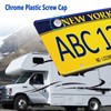 Aootf Trailer License Plate Bracket Holders- Stainless Steel Metal Car