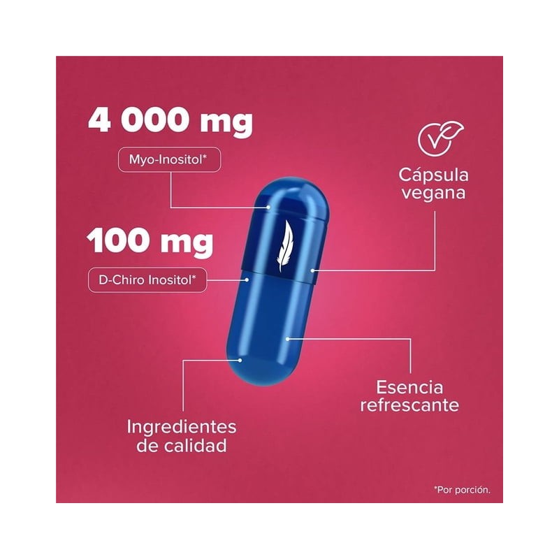 Suplemento Alimenticio Birdman Inositol Myo-Chiro Mezcla 90 Cap