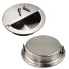 Bestgle 2 Packs Recessed Sliding Door Pull Handles, 90mm Stainless