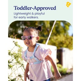 GoldBug Toddler Safety Harness and Bungee Tether - Patchwork Berry