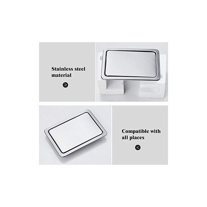 Pearlead Simple Trash Grommet for Kitchen Countertop with Auto Cover