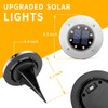 SOLPEX 20 Pack Solar Ground Lights Waterproof, Solar Powered Garden