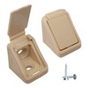 (Pack of 20 pcs) Beige Shelf Brackets 20 x 20