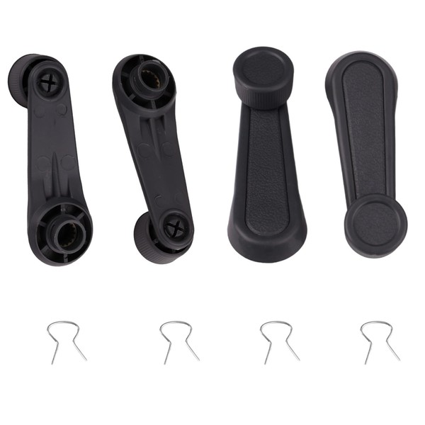 TNJPSEK 4 Pcs Interior Window Crank Handle Compatible with 1973-2017