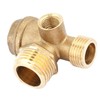 3-Port Brass Air Compressor Check Valve Connection Tool Check Valve