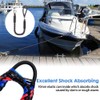iKALULA Pack of 2 Bungee Dock Line, Mooring Rope with