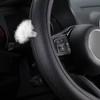 SEG Direct Black Car Steering Wheel Cover Small Size 14-14.25