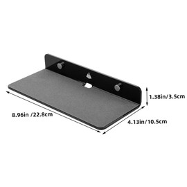 TEHAUX Wall Speaker Holder Sturdy Wall Mounted Speaker Stand for Living Organization Versatile Desktop Speaker Bracket for Home Decor and Decluttering