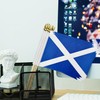 TSMD Scotland Stick Flag Scottish Small Mini Hand Held Flags,5x8