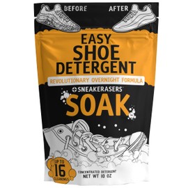 SneakERASERS Limpiador de zapatos y zapatillas durante la noche, detergente antimanchas para zapatillas deportivas y mucho más. Sin complicaciones