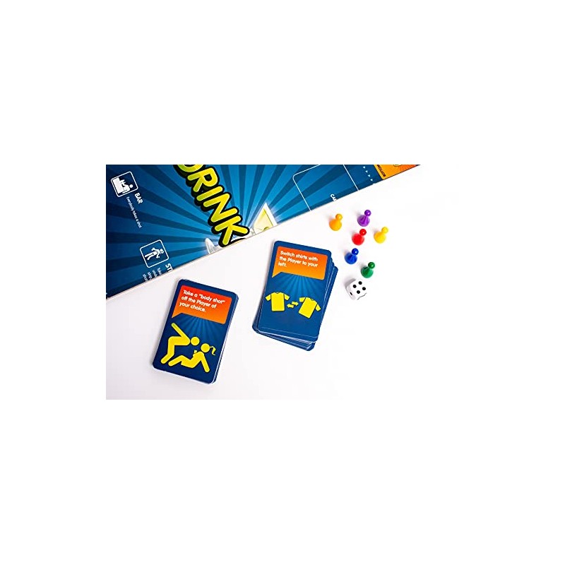 Drinkopoly – The King of Drinking Games – Combined Board/Table