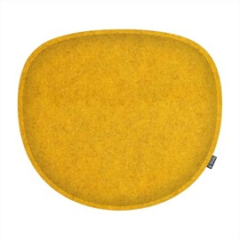 Feltd. Eco Felt Cushion Suitable for Verner Panton Chair Padded Including Non-Slip Coating (Curry)
