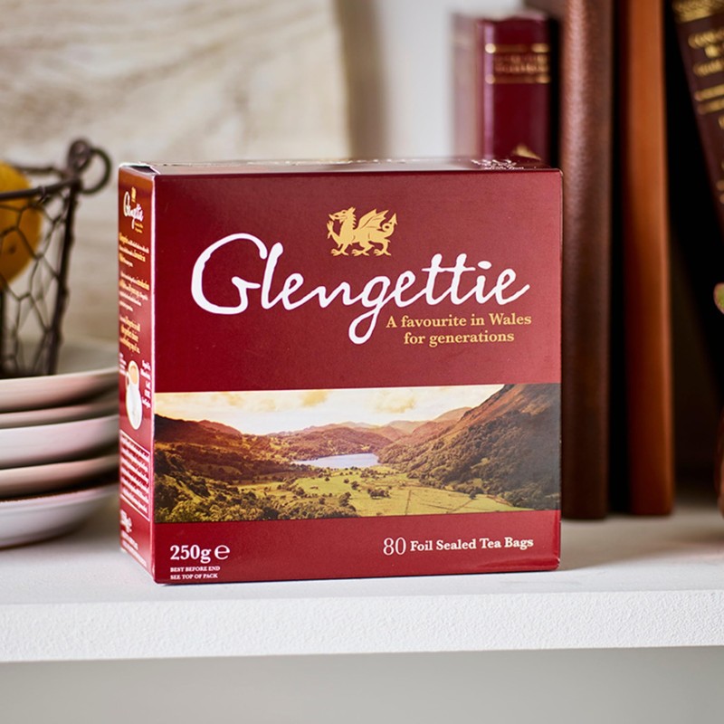 Glengettie 80 Teabags (Pack of 6, Total 480 Teabags)
