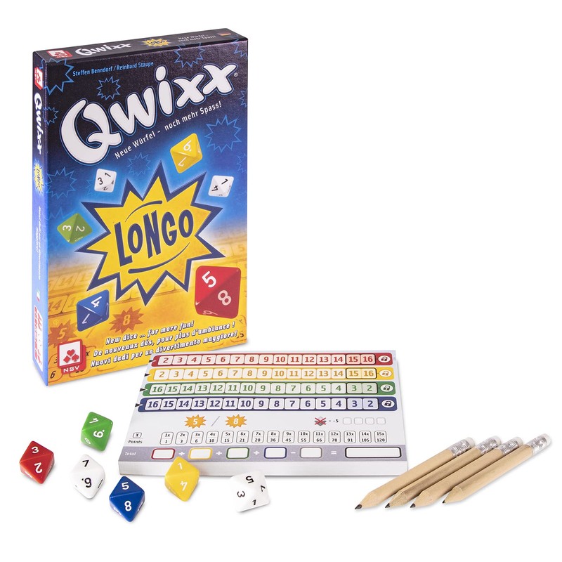 NSV | Qwixx Longo | Dice Game | Ages 8+