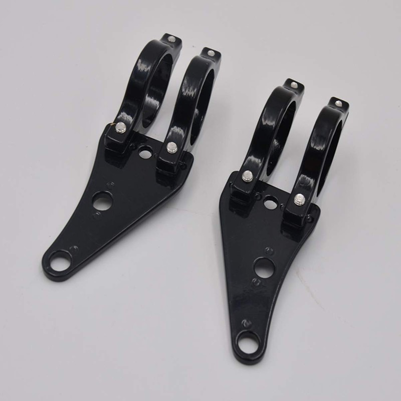 Motorcycle Black 39-41mm Turn Signal Clamps Headlight Mount Bracket Fork