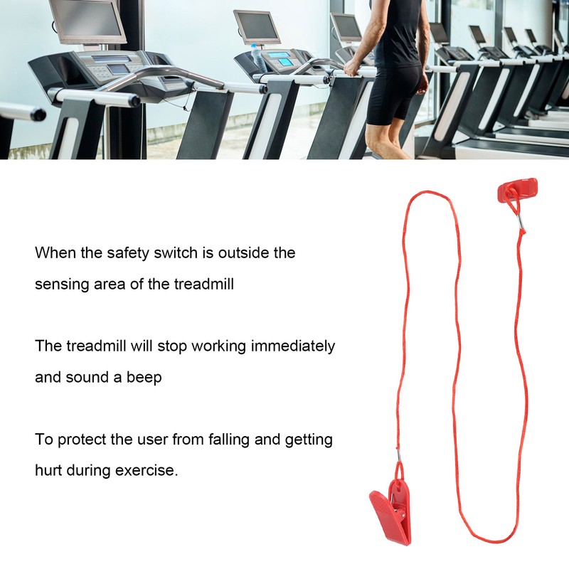 4pcs Magnetized Treadmill Safety Switch Emergency Universal Accessory Treadmill Magnetic