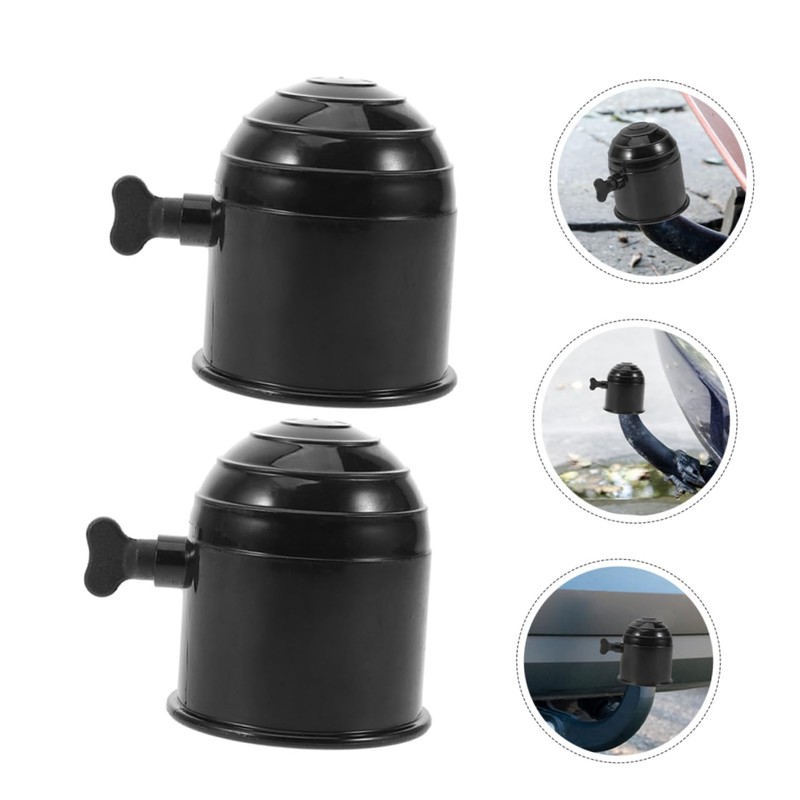 Gatuida 2 Pcs Trailer Hitch Ball Cover Tow Ball Protector