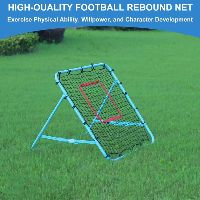 Soccer Rebounder Net - Portable Bounce Back Trainer for Soccer,