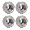 TA-VIGOR 4Pcs Hex Lock Nuts, M14 x 1.5mm Pitch Metric