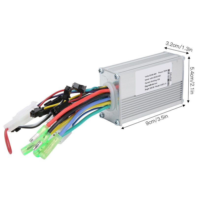 36V/48V 350W Brushless Controller with LCD and 124DX Half Twist
