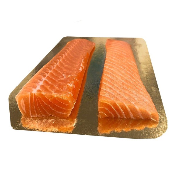 Fine Food Specialist Handcut Salmon Sashimi Loin & Belly, Fresh +/-450g