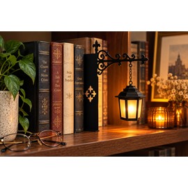 Halloween Ghost Book Lamp for Tabletop Decor – Cute 3D Night Light for Bedroom, Desk or Party