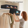 Homsorout Hat Organizer for Baseball Caps - 3 Pack Pull-Out