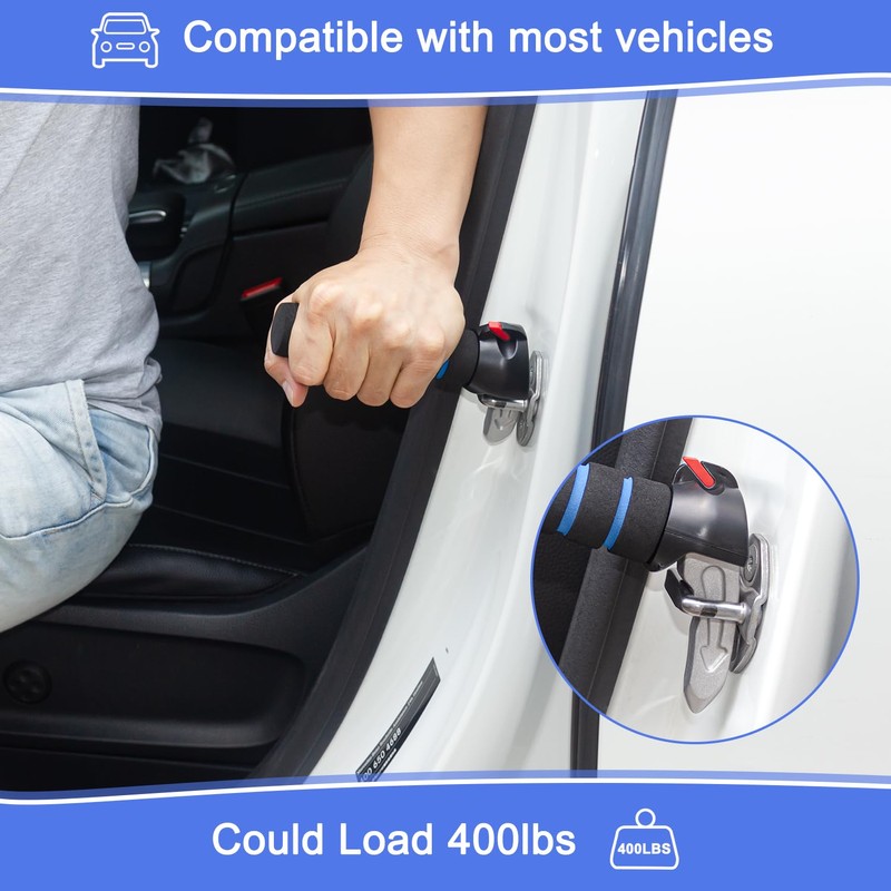 TONINT 2 Packs 3 in 1 Car Handle Assist,Car Door