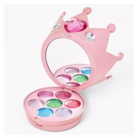 Claire’s pink rhinestone tiara makeup kit set Valentine’s day crown princess