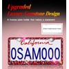 Murimt Bling License Plate Frame 1 Pack Rhinestone Bedazzled License