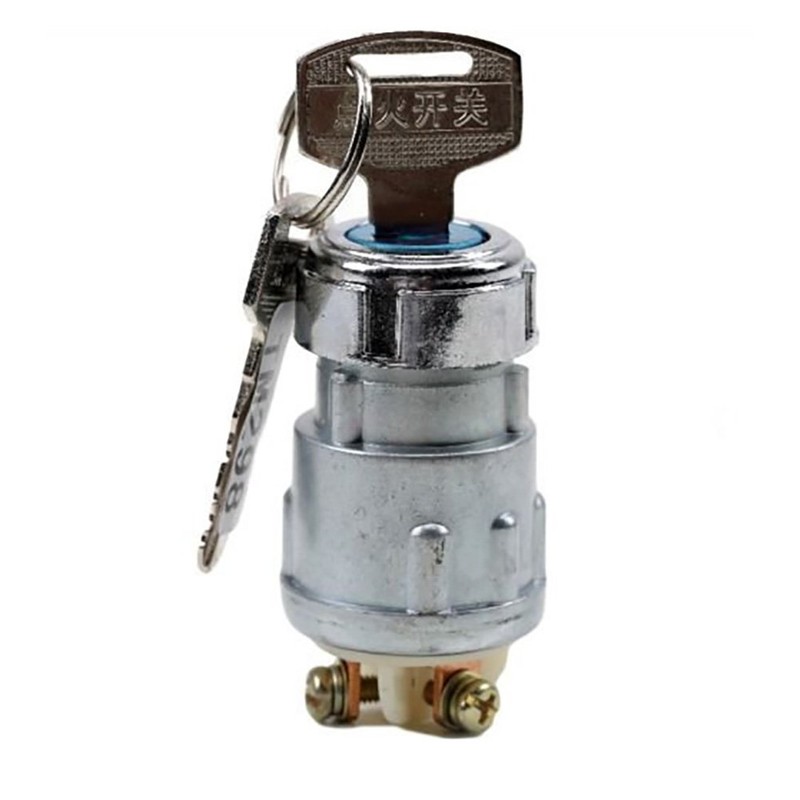 REBEKAMODS Universal 12V 3 Wires Ignition Switch with Key, Off/On/(Start)