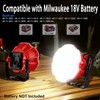 GRVODFRTA LED Camping Lantern Light Compatible with Milwaukee M18 18V