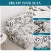 FUANGUI 3 Piece Stretch Sofa Couch Covers for 2 Cushion,