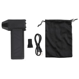 Mini Jet Fan Powerful Electric Air Duster Compressed Air Duster Handheld Cordless Blower 4 Adjustable Modes Computer Keyboard Cleaner