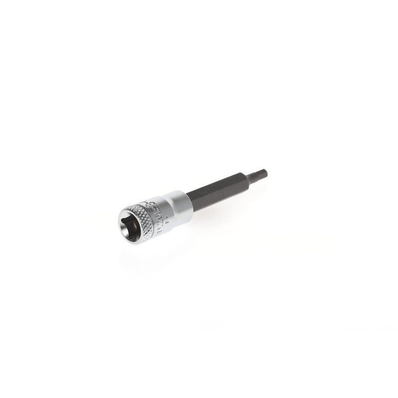 Gedore 1933256 Long Hexagon Socket Bit, 0.1 inch (3 mm)