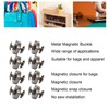 50 Sets Magnetic Button Clasp Snaps 18x5mm High Hardness Alloy