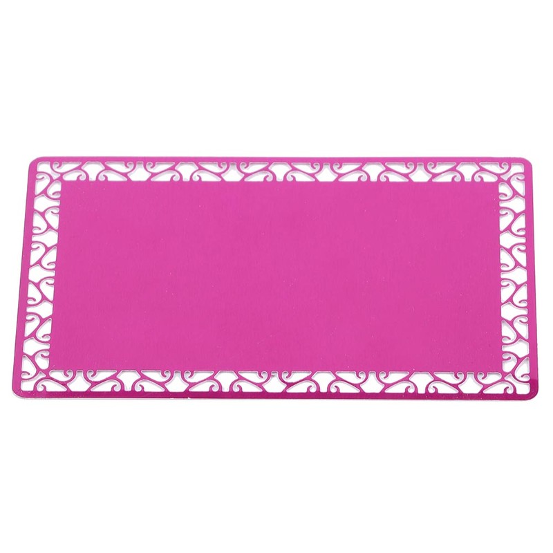 100Pcs Portable Aluminum Plate Metal Laser Engraving Blank Business Card