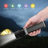 Multi Function Solar Rechargeable Flashlight LED Outdoor Aluminium Alloy Emergency